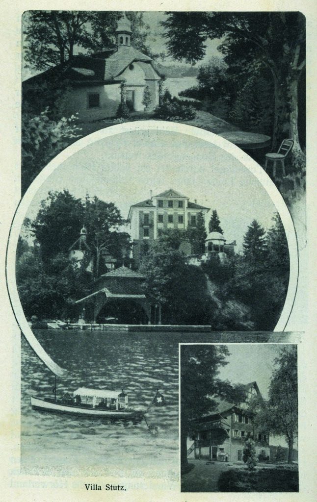 Historische Aufnahme der Villa Stutz aus der Publikation
von Raphael Reinhard
